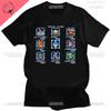 Official Megaman Player Select Men'S T-Shirt Mega Man Video Game Men Printed Tee Fashion Summer Cotton Casual Men'S Gift T Shirt