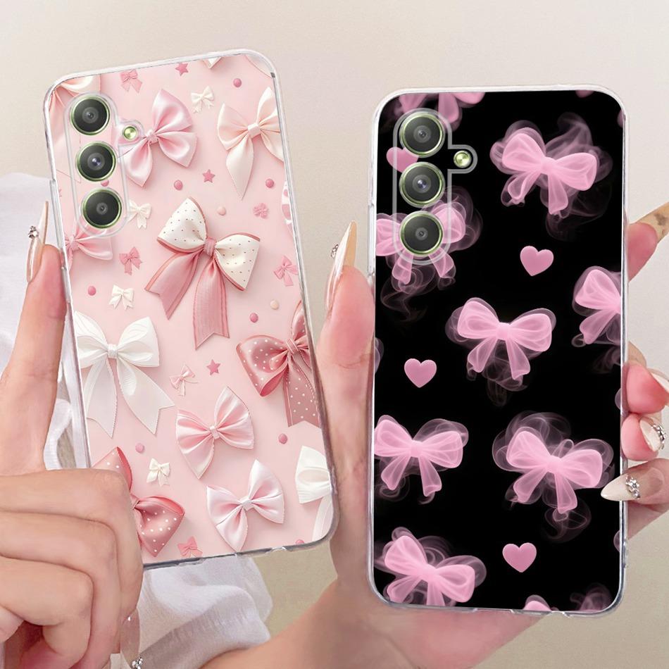 For Samsung Galaxy A54 Cute Flower Butterfly Cat Painted Case For Samsung A54 5G SM-A546B Soft Silicone TPU Phone Cases