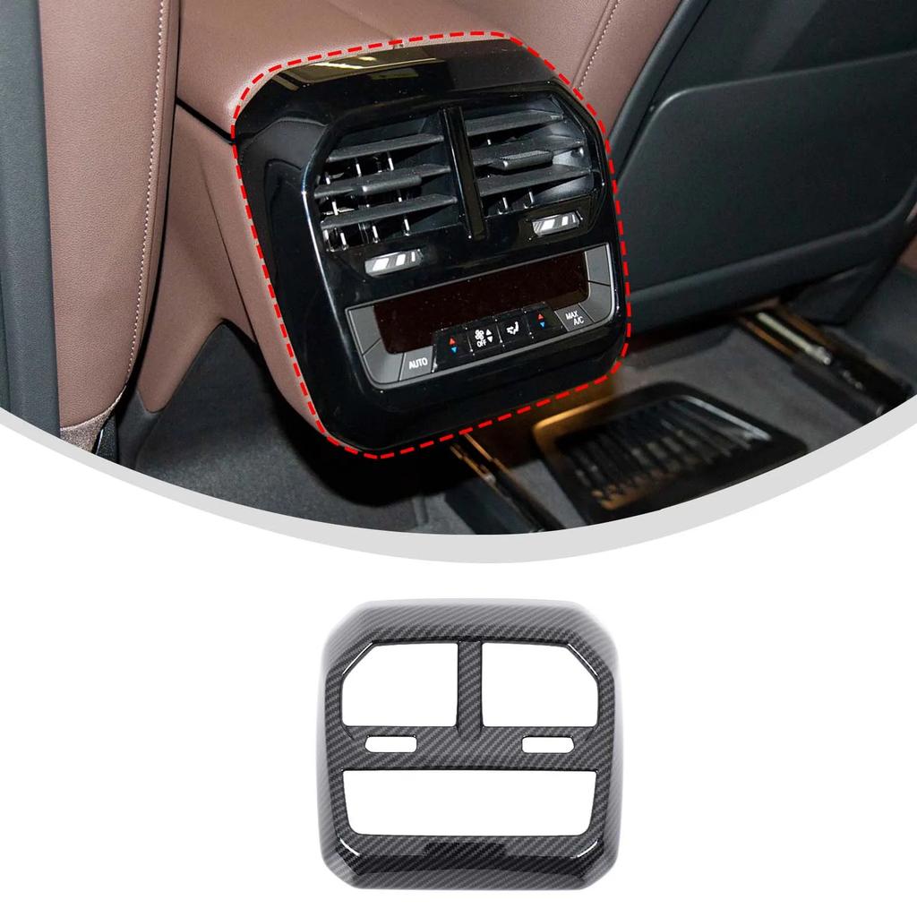 ABS Carbon Fiber For BMW iX I20 2026-2026 Interior Kit Steering Wheel Dashboard Console Gear Shift Panel Cover Trim Stickers
