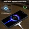LC.IMEEKE For iPhone 16 Magnetic Case Compatible with MagSafe Leather+TPU Back Cover