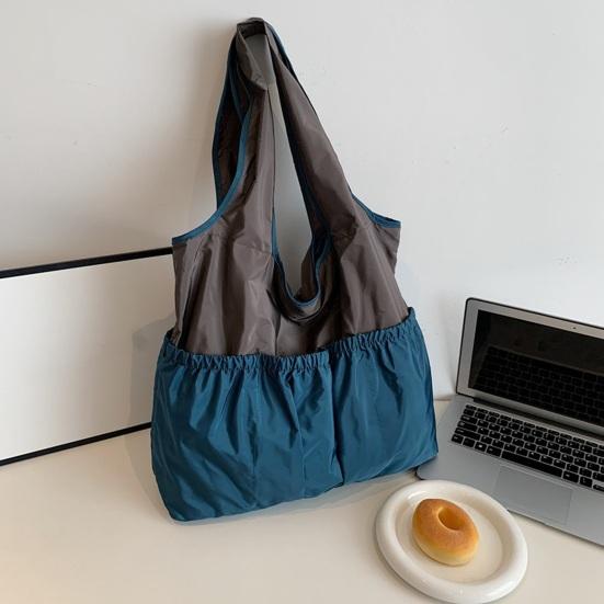 Faltbare Tasche Große Kapazität Faltbare Umhängetasche mit Reißverschluss und Innentasche Design Pendler-Tragetasche für den täglichen Gebrauch
