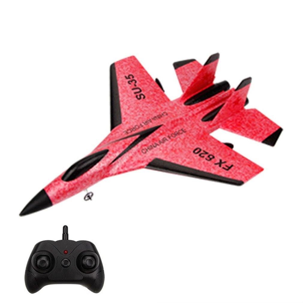 Avión RC No Tóxico Fx-620 Su-35 Control Remoto 2.4G Avión de Combate con Control Remoto Avión de Hobby Avión Planeador Juguetes de Espuma Epp Avión RC Regalo para Niños