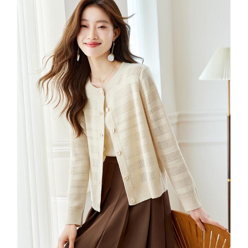 

Women s 100% Wool Thin Knit Cardigan XL