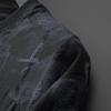 Men's Plus Size Summer Distressed Jacquard T-Shirt