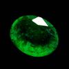 Untreated Green Colombian Emerald 3 Ct Natural Oval Cut Certified Loose Gemstone A-3200
