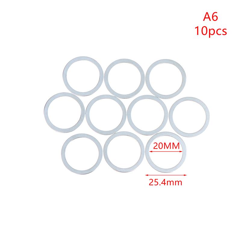 Circular Saw Blade Reducing Conversion Rings 10Pcs 10-32mm Easy Install Adapters for Angle Grinder Cutting Disc Carpenter Woodworking Tools
