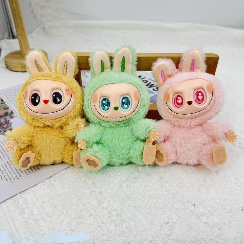 Bubble Labubu Tide Play Blind Box Labubu Plush Toys Vinyl Face Macaron Motherland High Quality