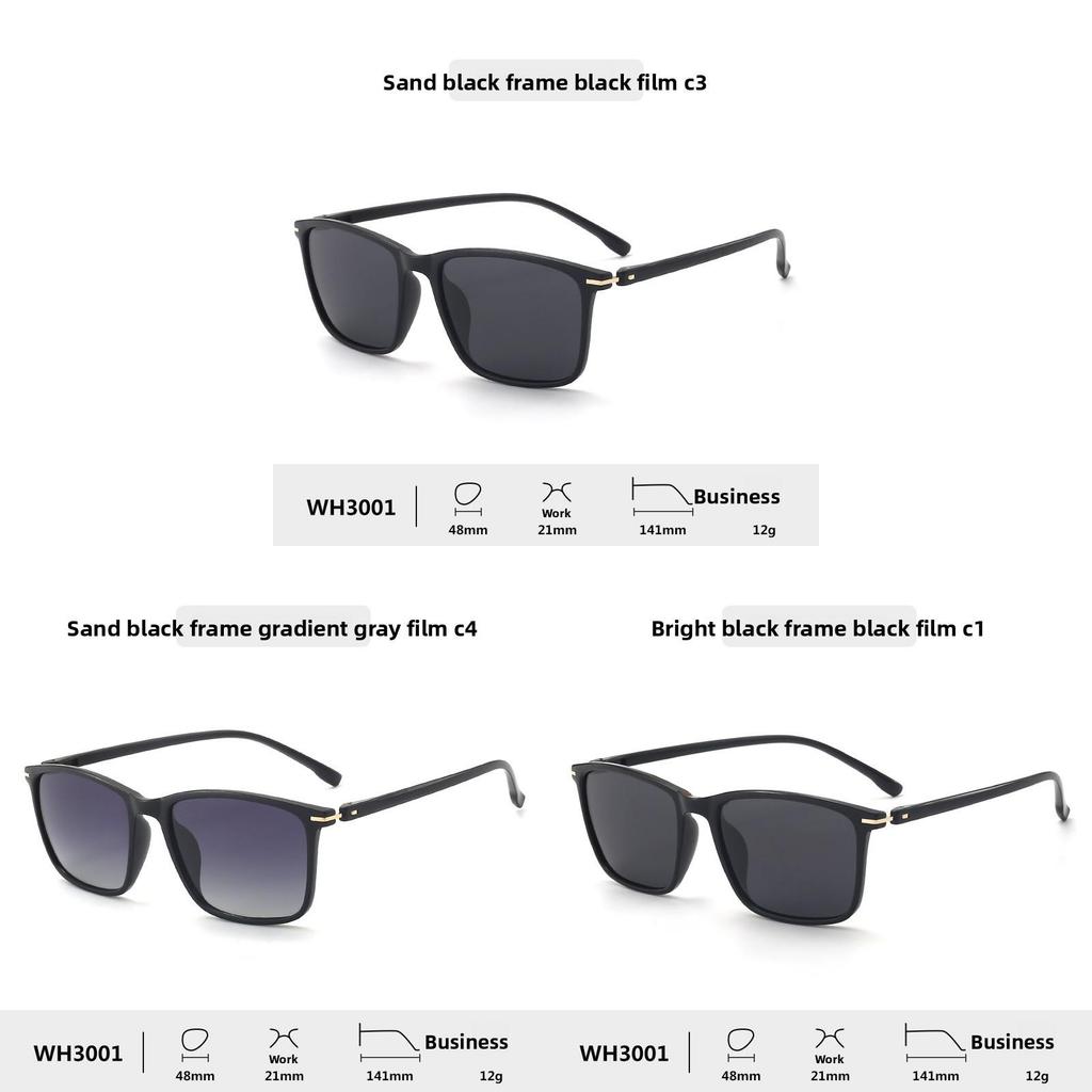 Tr90 Polarized Sunglasses For Men Uv400 Antiglare Driving Outdoor Fashion