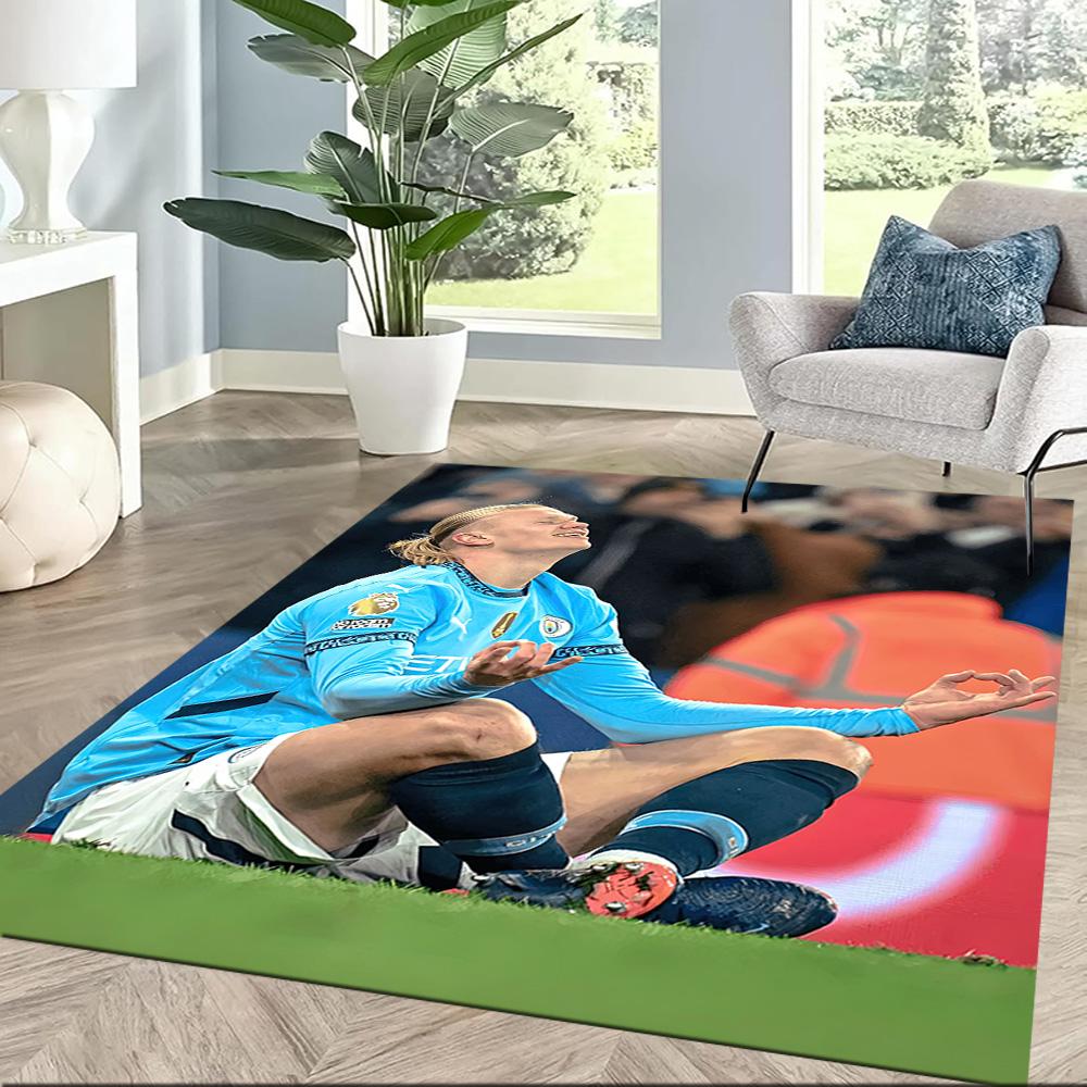 Blue Haaland Style Square rugs are a great choice for living rooms, bedrooms, home décor, and as gifts.