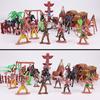 43pcs/set West Plastic Figure Soldiers Child Toys Playset Accessories