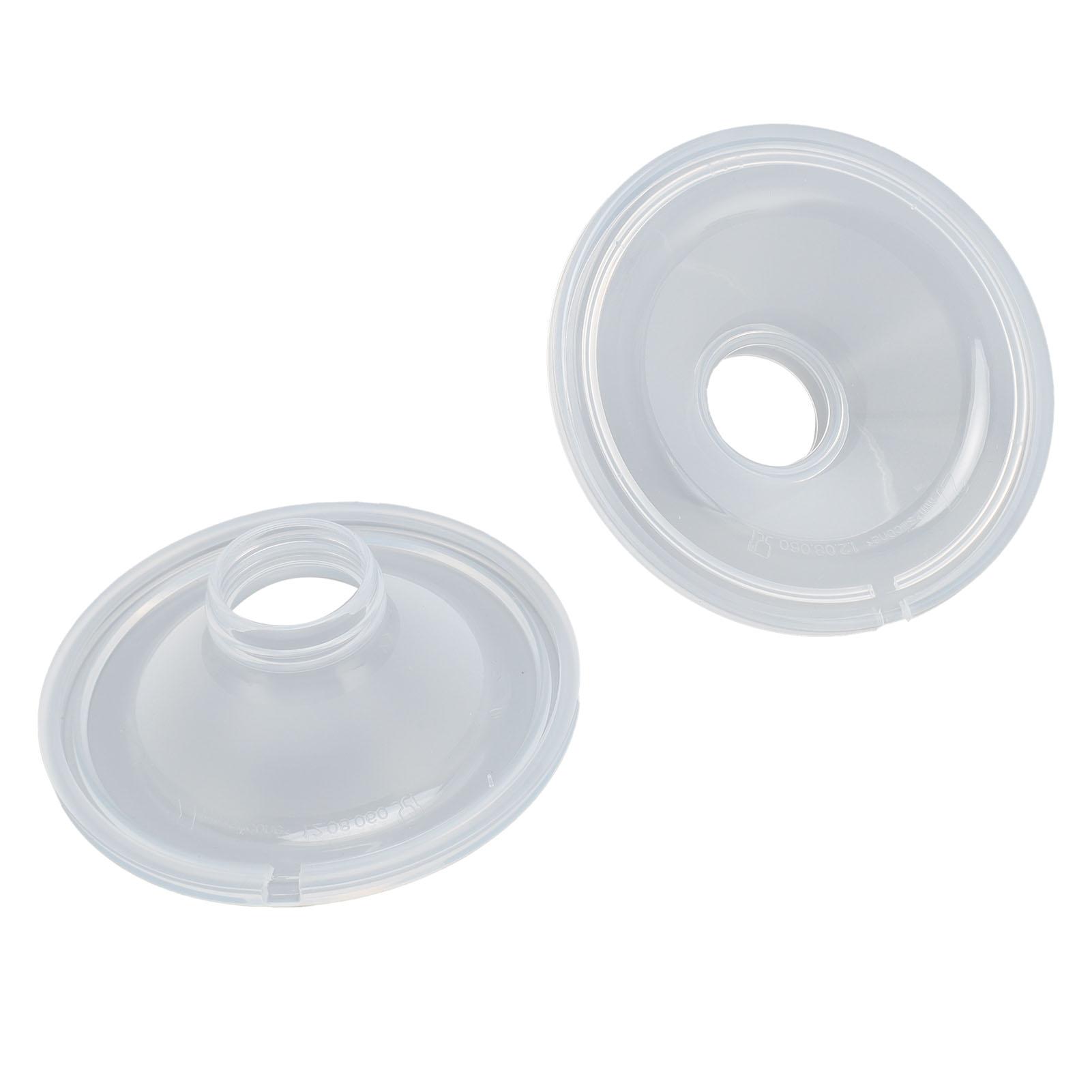 2pcs Wearable Pump   Accessory Replacement Liquid Silicone Large Wearable Pump Flange for Kmaier