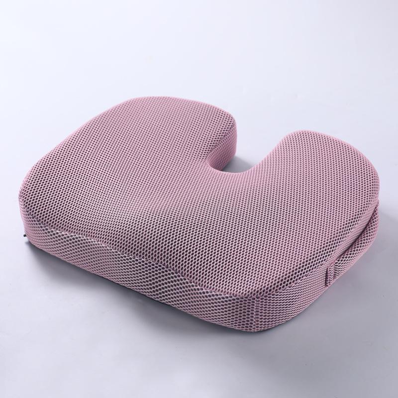 Andningsbar sittdyna i memoryskum för svanskotan för kontorsstol eller pall