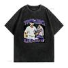 90s Vintage The Big Unit Baseball Player Print Casual Streetwear T Shirt Vintage Washed Top For Everyday Wear Designer Clothes