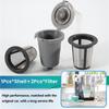Good-Replacement Parts Grey Reusable Filter Cup, Compatible For Cuisinart Single Serve Coffee Makers