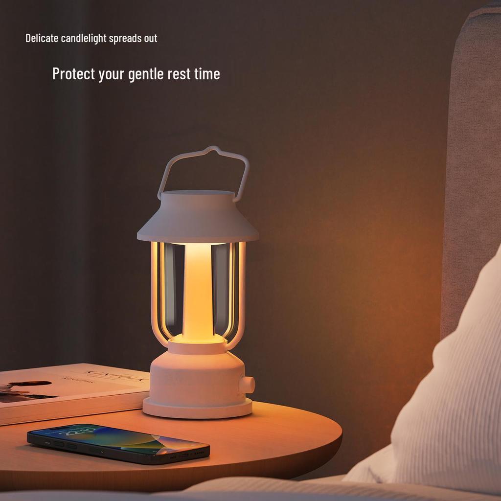 Colorful Atmosphere Night Light: 2025 Rechargeable Lantern for Bedroom or Study