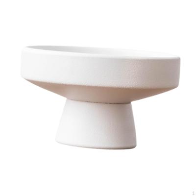 Ghiveci ceramic de flori, Recipient pentru aranjamente, Accesoriu floral, Bol decorativ pentru grădină