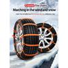 10Pcs Anti Skid Snow Chains Anti Slip Car Winter Tire Wheels Chains 2 3 Grooves for Winter Outdoor Snow Tire Emergency