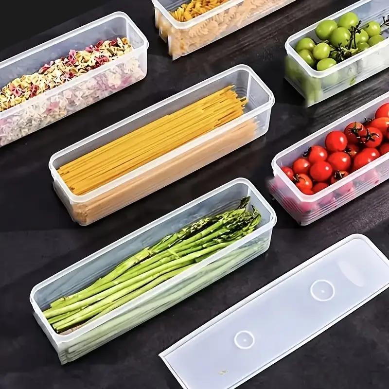 Food-grade Rectangular Storage Box Sealed Containers Are Suitable for Kitchen Pantries and Refrigerator Organization
