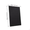 2 Pieces Black Canvas Art Panels with Wooden Frame for Painting