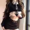 Crystal Wings Shirt Accessory Men Neck Ties Women Bow Neckties Children Neckties Tassel Chain