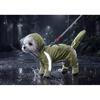 Dog Green Waterproof Clothes Summer Letter Printed Teddy Raincoat Small Dog Walking Rainy Days Clothing Four Legged Raincoat