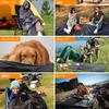 DUKUSEEK Camping Large 300GSM Fleece 210D Cold and Compact Travel Park Picnic Disaster Preparedness Outdoor Blanket for Car and Travel Blanket,