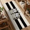 VIKAMA Cartoon Cat Carpet Striped Floor Mat Washable Doormat Carpet For Live Room Rug For Bedroom Bathroom Mat Home Decor