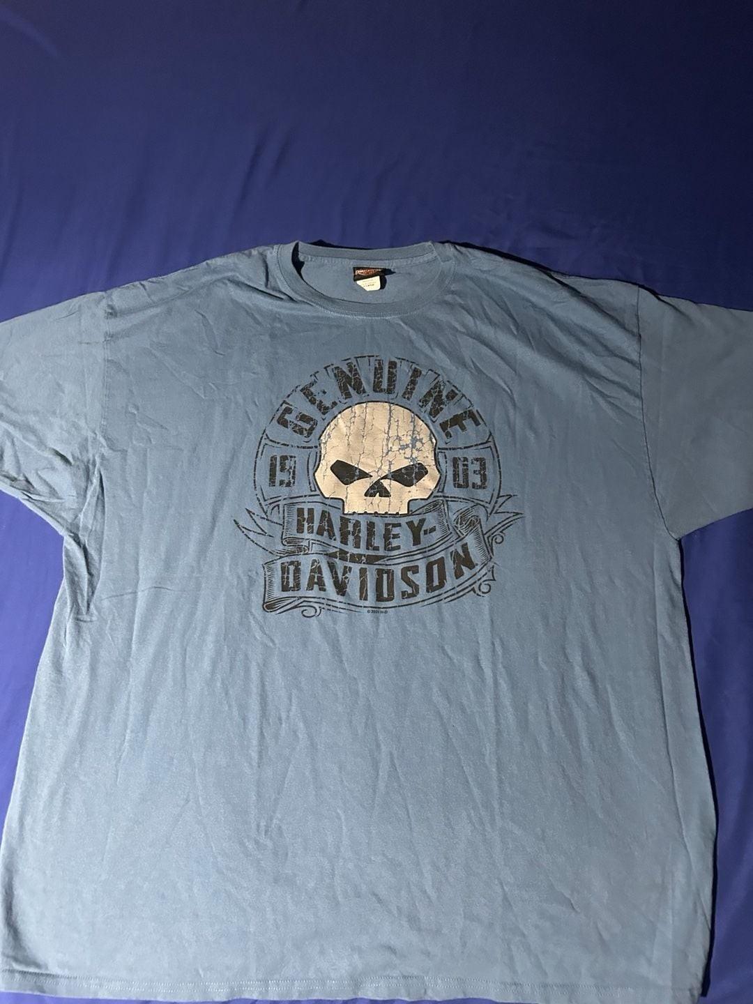 Harley-Davidson Chicago Illinois Skull Graphic 3X-Large Unisex T-Shirt M