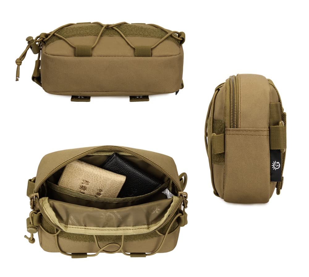 Phoenix Ikki Camouflage Multifunctional Tactical Tool EDC Molle System Second Tactical Dog Vest Camouflage Bag, Pouch, Pouch, Bag, Accessory,