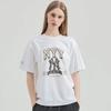 MLB Drop Shoulder Sleeve T Shirt Unisex White 3ATSN0343-50WHS
