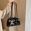 Korean-Style Large Capacity Ballet Bow Handbag for Women - 2025