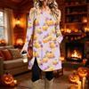 Women's Fashion Casual Printed Long Sleeve Round Neck Dress