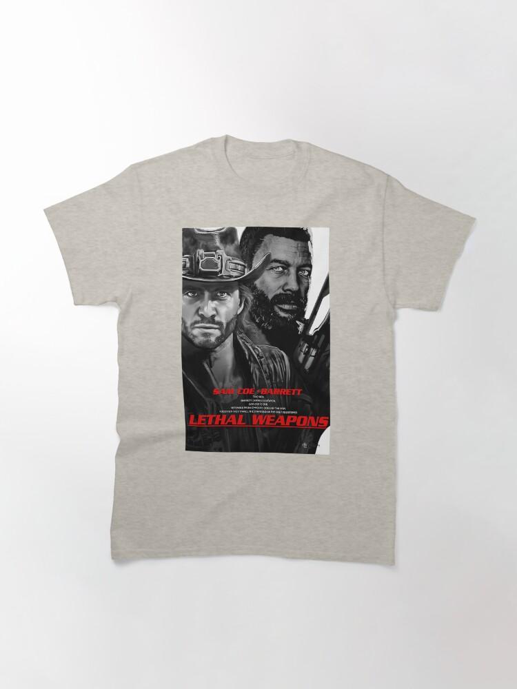 Lethal Weapon Lethal Weapon Riggs Murtaugh Movie Poster Design Classic T-Shirt