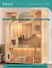 Solid Wood Cat House with Transparent Panoramic View