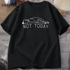 Greyhound Not Today T Shirt Men Women Funny Sighthound Graphic T Shirts Casual Short-sleeve Man Clothes Streetwear