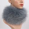 Nowy Szalik z Prawdziwego Futra Lisiego Opaski Futrzane Kobiety Zima Szaliki z Futra Lisiego Luksusowy Ocieplacz na Szyję Dobra Elastyczność Naturalne Futrzane Mufki