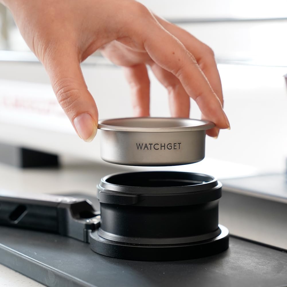 watchget 58mm Espresso Filter Basket, 18-20g Titanium Fritter Basket for Fast and Precise Extraction, Fits Most 58mm Portafilters