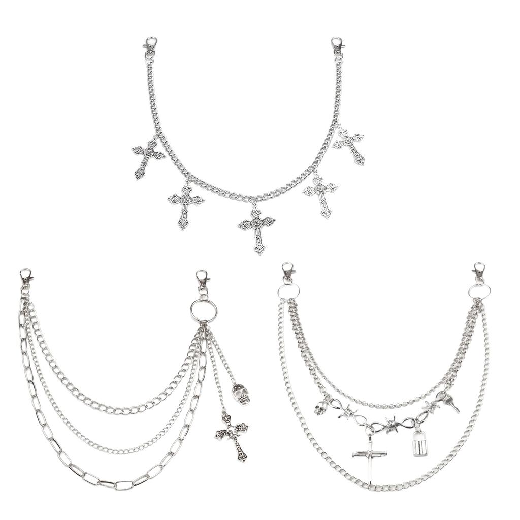 Sexy Pants Chain Punk Jeans Chain Wallet Chain Unisex Trousers Chain Cool Aesthetic Chain for Daily Wear and Parties