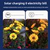 Solar Simulation Flower Lights Outdoor Decoration with 3 LED Sunflower Lights Suitable for Courtyards,  Lawns, Gardens, Pathways, and Decoration.