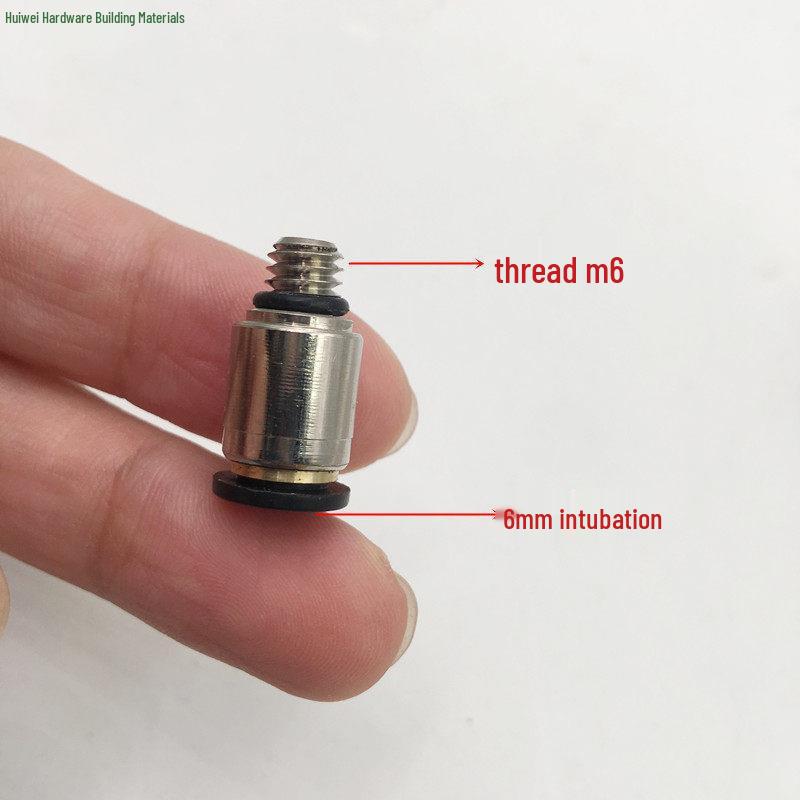 Pneumatic Mini Push-in Connector Set: PC4/6-M5, POC3-M5/4-M6, PL4-M3 Elbow