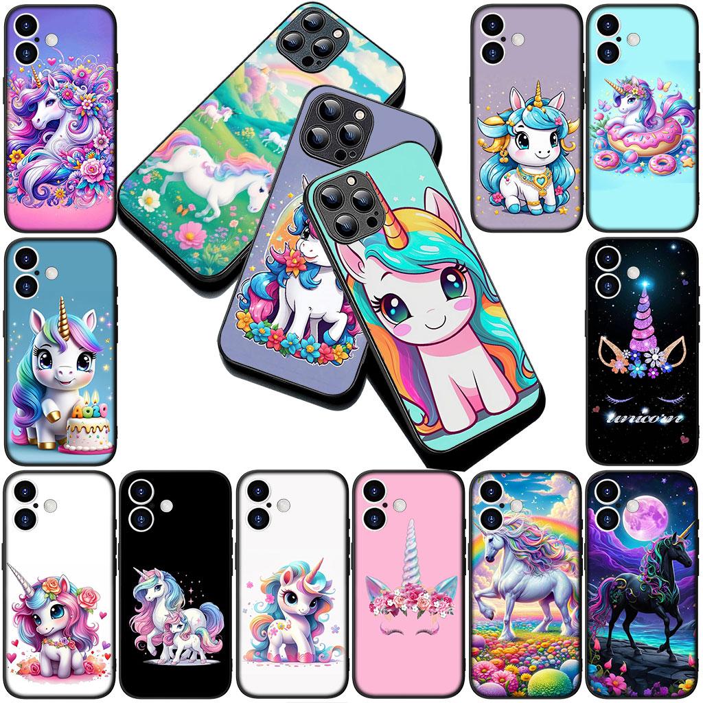 Handyhülle für Xiaomi Redmi 15 15C A4 A5 9A 9C NFC Note 9 8 9T 8T 5G Weiche Silikonhülle Comics Einhorn Cartoon