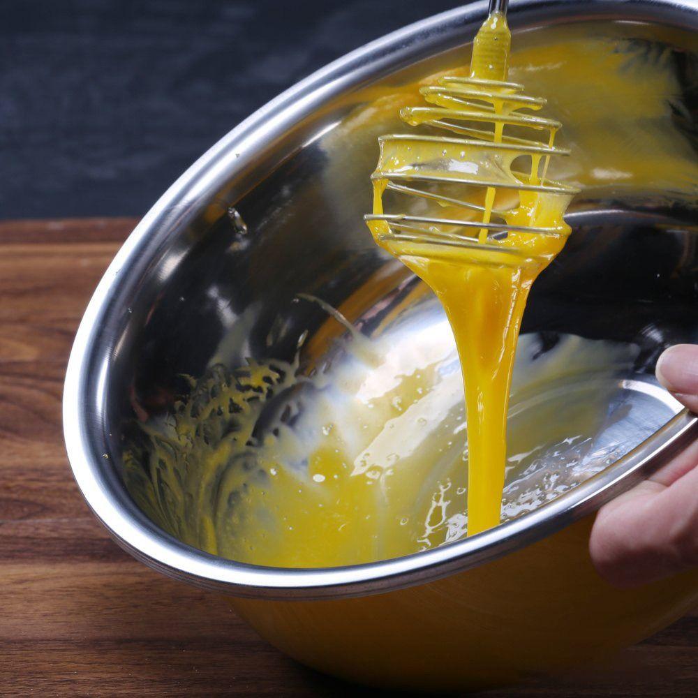 Stainless Steel Spring Ball Whisk Handheld Cream Mixer Practical Hand Egg Mixer  Baking Tool