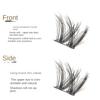 Fluffy Self-adhesive False Eyelashes Individual Segmented Eyelashes Bundles  Grafting Lashes