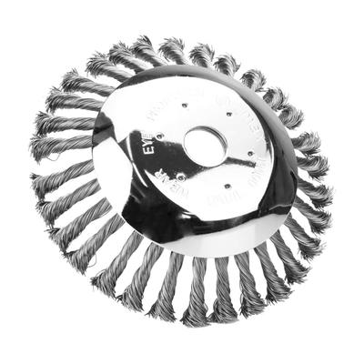 Medikichi Wire Brush Head Replacement Weed Garden 8-inch Blades, Flexible, Non-Chipping, Polishing, Moss, Rust, Removal, Concrete,