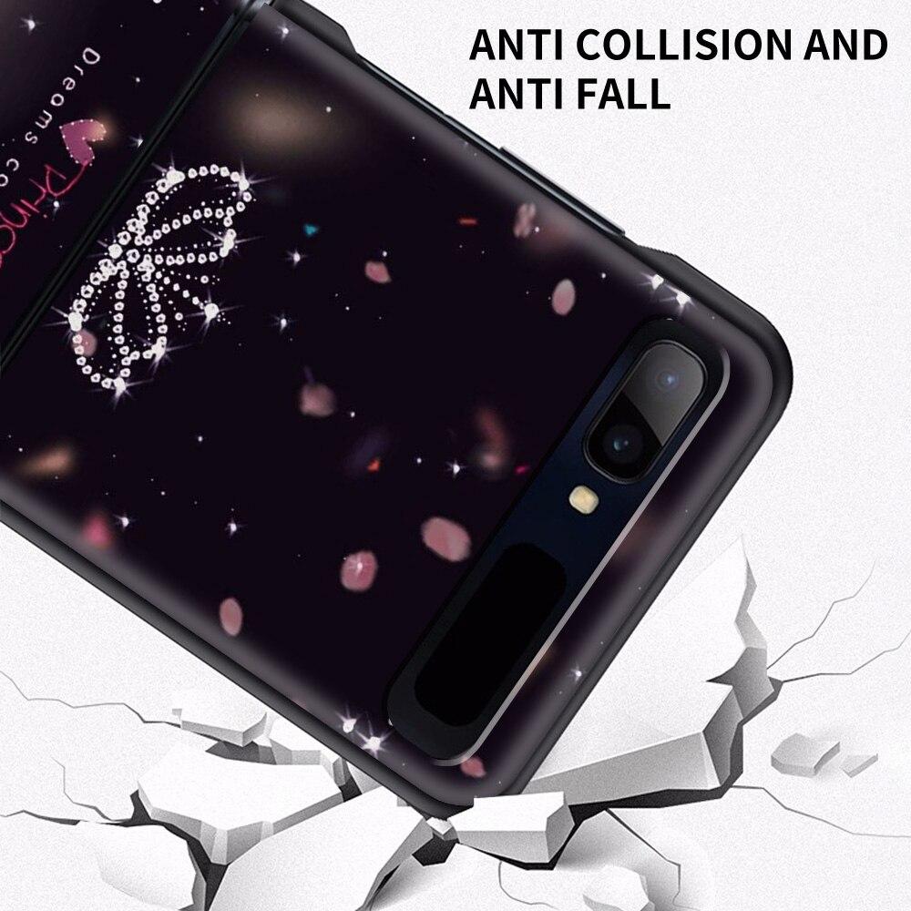 Etui Na Telefon Zflip4 Dla Samsung Z Flip3 5G z flip 3 5G zFlip Pokrowiec Muszla Na Telefon Komórkowy Caso Telefon Komórkowy Fundas Mama Królowa Księżniczka