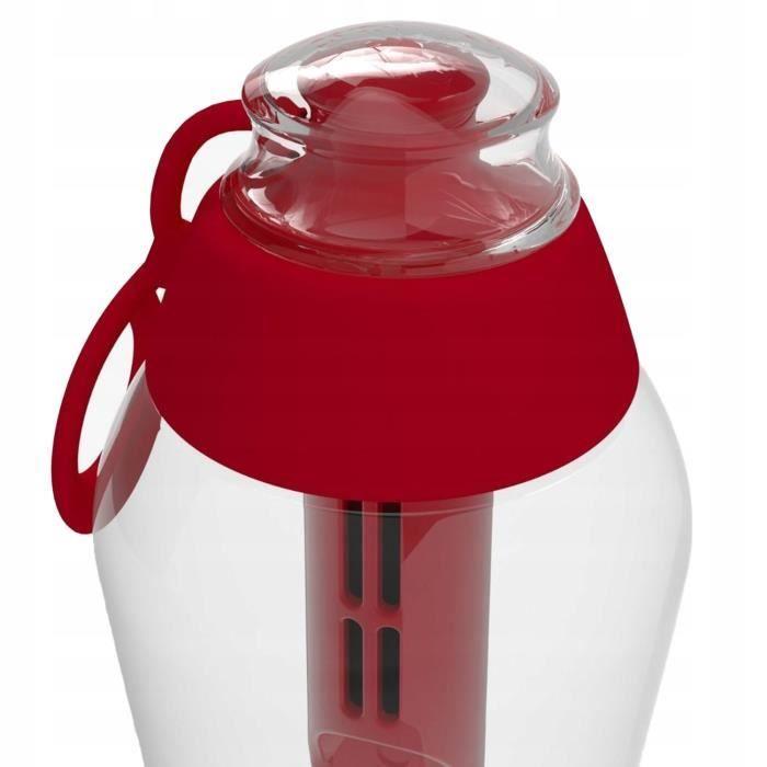 Bouteille De Filtration - Dafi - 0,5 L - Rouge - Léger - Réutilisable