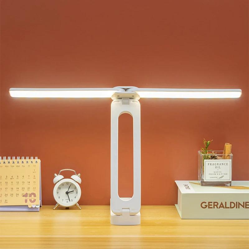 Multifunctional Folding Reading Desktop Desk Lamp Infinite Dimming Eye Protection Bedroom Living Room Study Led Desk Light