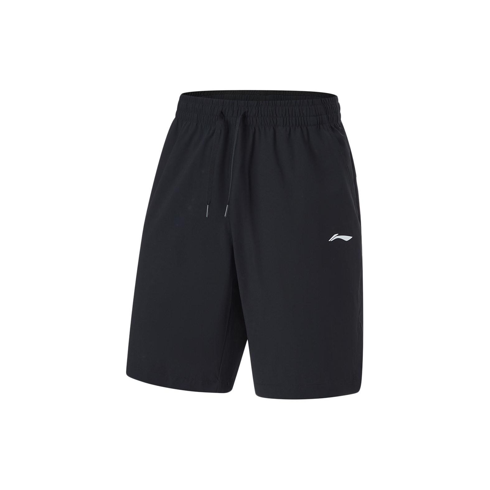 

Серия для фитнеса Li Ning Защита от солнца УФ-защита Ледяной шелк Быстросохнущие Прохладные Пояс на шнурке Повседневные Спортивные шорты Мужские шорты Черные AKSU655-3 M