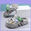 Summer Breathable Eva Children's Clogs For Boys Comfortable Non-slip Indoor Outdoor Slippers In Cartoon Designs