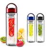 750ml Water Bottle with Finger Hole Fruit Infuser Leakproof As Material for Gym Camping Hiking Blue Water Bottle